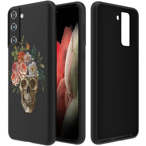 imoshion Coque Design Samsung Galaxy S21 FE - Flower skull