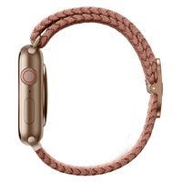 Uniq Bracelet tressé Aspen Apple Watch Series 1 á 10 / SE / Ultra (2) (44/45/46/49 mm) - Rose Pamplemousse