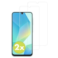 Accezz Protection d'écran en verre trempé 2-pack Samsung Galaxy A16 / A17 / A26
