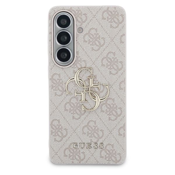 Guess Coque 4G Metal Logo Backcover Samsung Galaxy S26 Plus - Rose