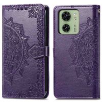 imoshion Etui de téléphone portefeuille Mandala Motorolo Edge 40 - Violet