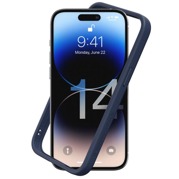 RhinoShield Pare-chocs CrashGuard NX iPhone 14 Pro - Navy Blue