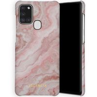 Selencia Coque Maya Fashion Samsung Galaxy A21s - Marble Rose