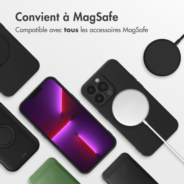 imoshion Coque Couleur avec MagSafe iPhone 13 Pro - Noir