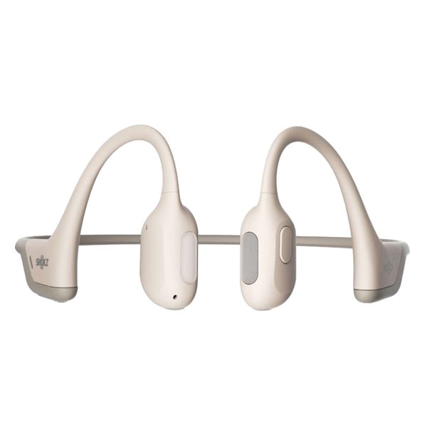 Shokz OpenRun Pro - Modèle standard - Écouteurs sans fil Open-Ear - Conduction osseuse - Beige