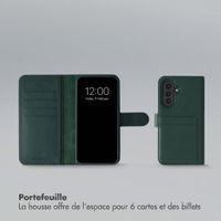 Selencia Étui portefeuille amovible Olyn avec MagSafe Samsung Galaxy A57 (5G) - Vert