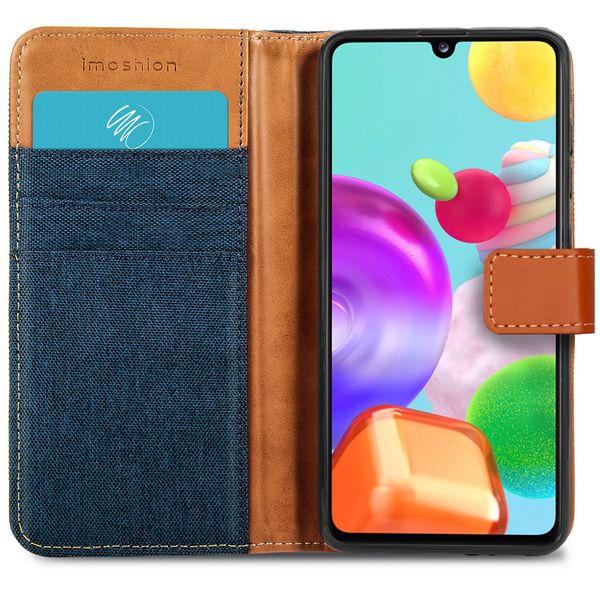 imoshion Étui de téléphone portefeuille Canvas Luxe Galaxy A41