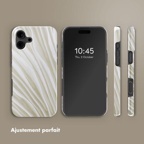 Selencia Coque arrière Vivid avec MagSafe Apple iPhone 16 - Nature Light Brown