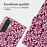 imoshion Étui de télephone portefeuille Design Samsung Galaxy A17 (5G) / (4G) - Bloom Love Blush