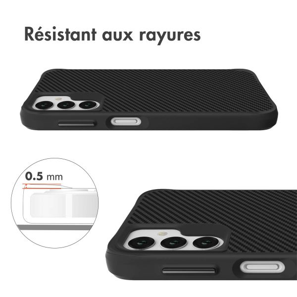 imoshion Rugged Hybrid Carbon Case Samsung Galaxy A14 (5G/4G) - Noir