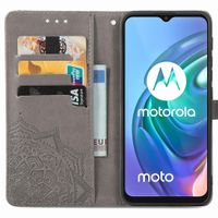 imoshion Etui de télephone Mandala Motorola Moto G30 / G20 / G10 (Power) - Gris