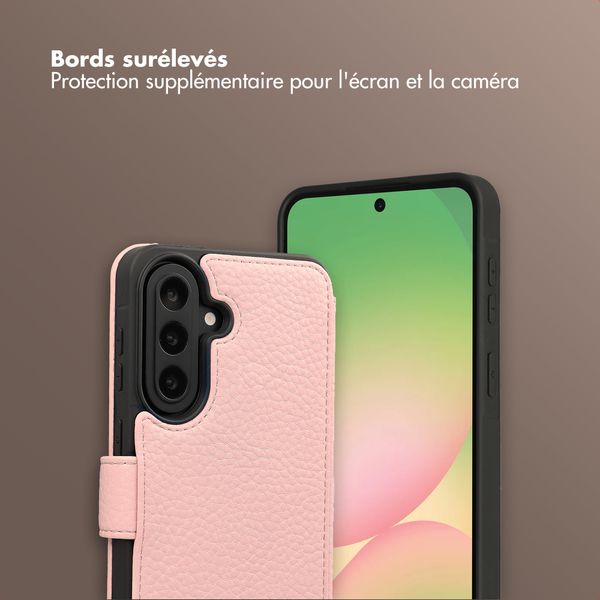 Selencia Étui Riva avec MagSafe et cordon de téléphone Samsung Galaxy A57 (5G) - Old Pink