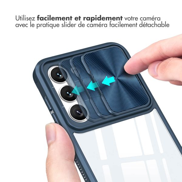 imoshion Coque arrière Camslider Samsung Galaxy S23 - Bleu foncé