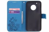 Etui de téléphone Fleurs de Trèfle Motorola Moto G5 Plus