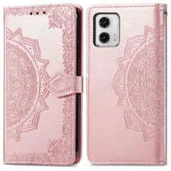 imoshion Etui de télephone Mandala Motorola Moto G73 - Rose Doré