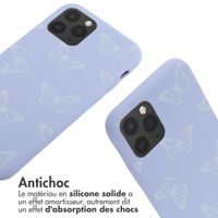 imoshion Coque design en silicone avec cordon iPhone 11 Pro - Butterfly