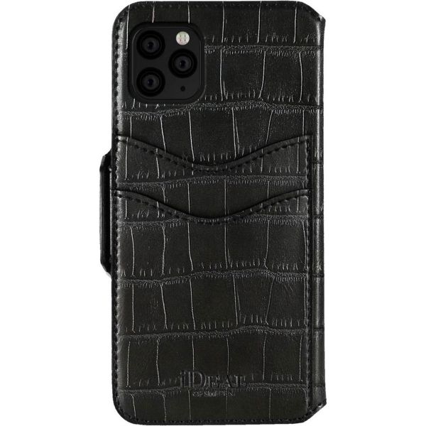 iDeal of Sweden Étui de téléphone portefeuille Capri iPhone 11 Pro Max - Black Croco