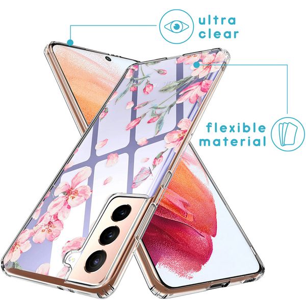 imoshion Coque Design Samsung Galaxy S21 - Blossom Watercolor