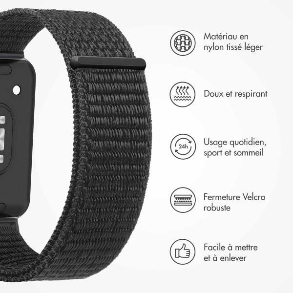 imoshion Bracelet en nylon Samsung Galaxy Fit 3 - Noir