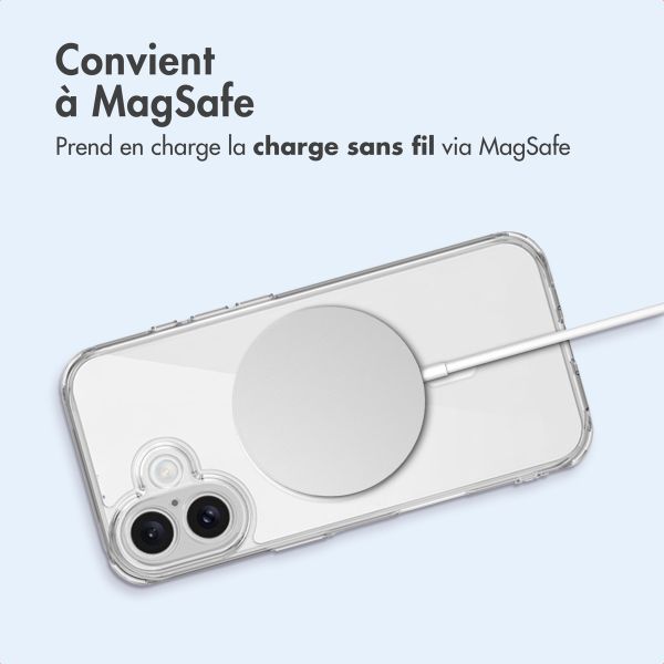 imoshion Coque arrière de protection avec MagSafe Apple iPhone 17 - Transparent