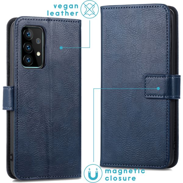 imoshion Étui de télephone portefeuille Samsung Galaxy A52(s) (5G/4G) - Bleu foncé