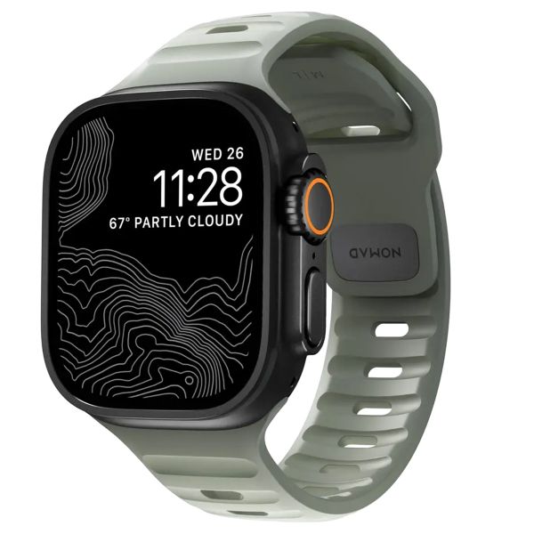 Nomad Bracelet Sport FKM Apple Watch Series 1 á 9 / SE (38/40/41 mm) | Series 10 (42 mm) - Coastal Rock