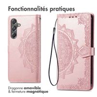 imoshion Etui de télephone Mandala Samsung Galaxy A15 (5G/4G) - Rose Doré