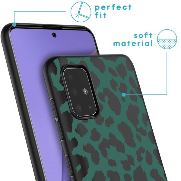 imoshion Coque Design Samsung Galaxy A51 - Léopard - Vert / Noir