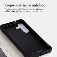 imoshion Étui de télephone portefeuille Design Samsung Galaxy S24 - Sandy Marble