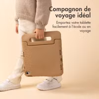 imoshion Coque kidsproof avec poignée Samsung Galaxy Tab A11 Plus / A9 Plus - Marron