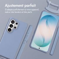 imoshion Coque arrière Color avec cordon amovible et MagSafe Samsung Galaxy S26 Ultra - Ash Blue