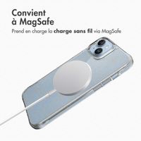 imoshion Coque arrière transparente Pailletée avec MagSafe Apple iPhone 14 - Doré