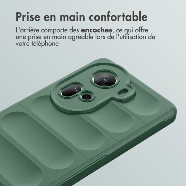 imoshion Coque arrière EasyGrip Oppo Reno 11 - Vert foncé