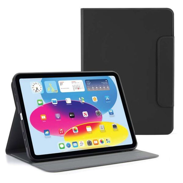 Pipetto Origami No5 Rotating Folio Case Apple iPad Air 13 pouces (2025) M3 / (2024) M2 - Noir