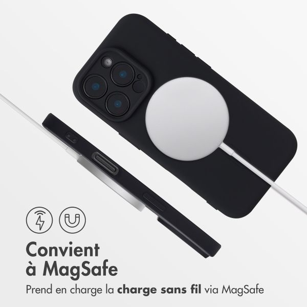 imoshion Coque Couleur avec MagSafe iPhone 16 Pro Max - Noir