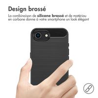 imoshion Coque Brushed Apple iPhone 16e - Noir