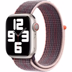 Apple Bracelet Sport Loop Apple Watch Series 1 t/m 11 / SE / Ultra (44/45/46/49 mm) - Elderberry