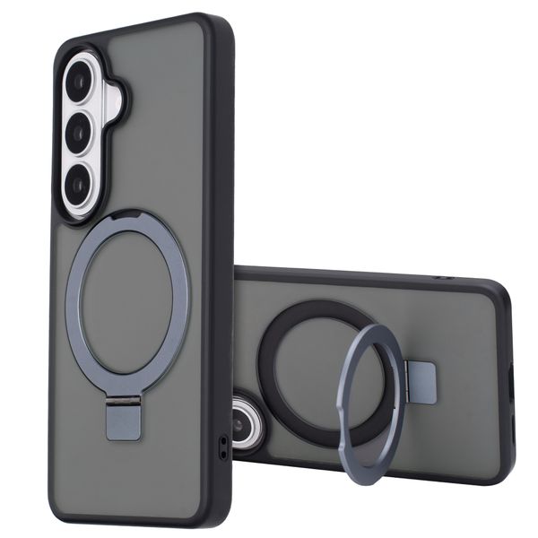Accezz Coque Ring Stand avec MagSafe Samsung Galaxy S26 - Noir
