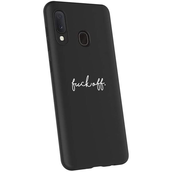 imoshion Coque Design Samsung Galaxy A20e - Fuck Off - Noir