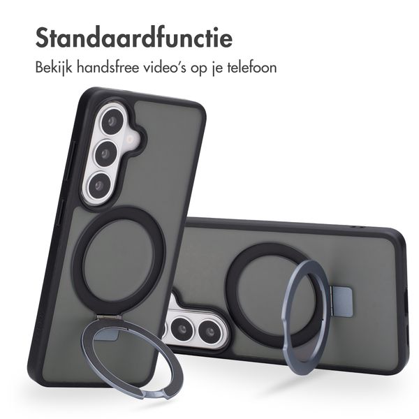 Accezz Coque Ring Stand avec MagSafe Samsung Galaxy S26 - Noir