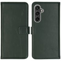 Selencia Étui portefeuille en cuir véritable Samsung Galaxy S23 FE - Vert
