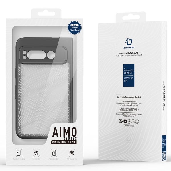 Dux Ducis Coque arrière Aimo Google Pixel Fold - Transparent