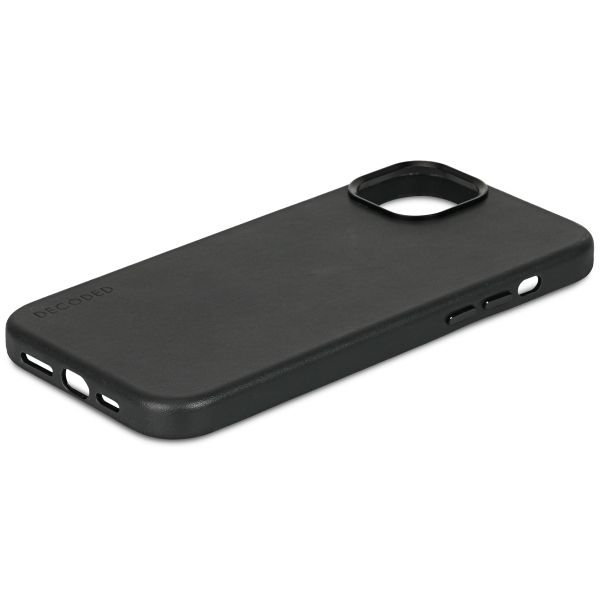 Decoded Coque en cuir MagSafe iPhone 15 - Noir