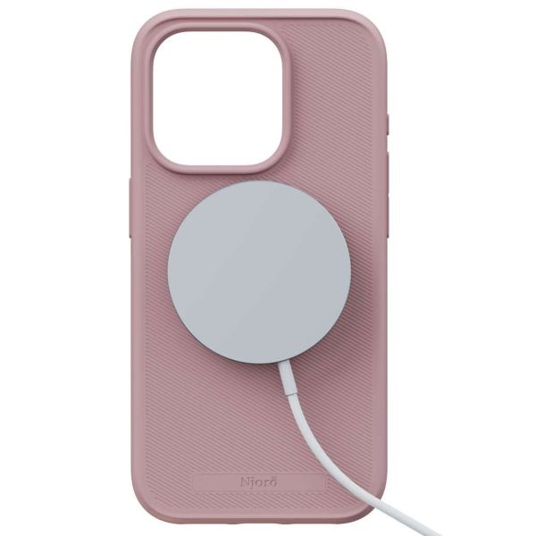 Njorð Collections Coque Slim MagSafe iPhone 15 Pro - Pink Blush