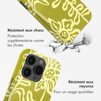 Selencia Coque arrière Vivid Apple iPhone 15 Pro - Chalky Bloom