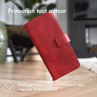 imoshion Étui de téléphone portefeuille Luxe Samsung Galaxy A53 - Rouge