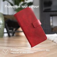 imoshion Étui de téléphone portefeuille Luxe Samsung Galaxy A16 5G - Rouge