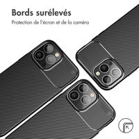 imoshion Coque silicone Carbon Apple iPhone 13 Pro Max - Noir