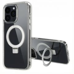 Accezz Coque Ring Stand avec MagSafe Apple iPhone 14 Pro Max - Transparent