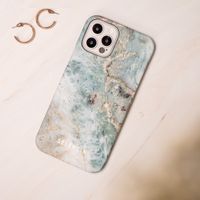 Selencia Coque Maya Fashion iPhone 13 Pro Max - Marble Blue